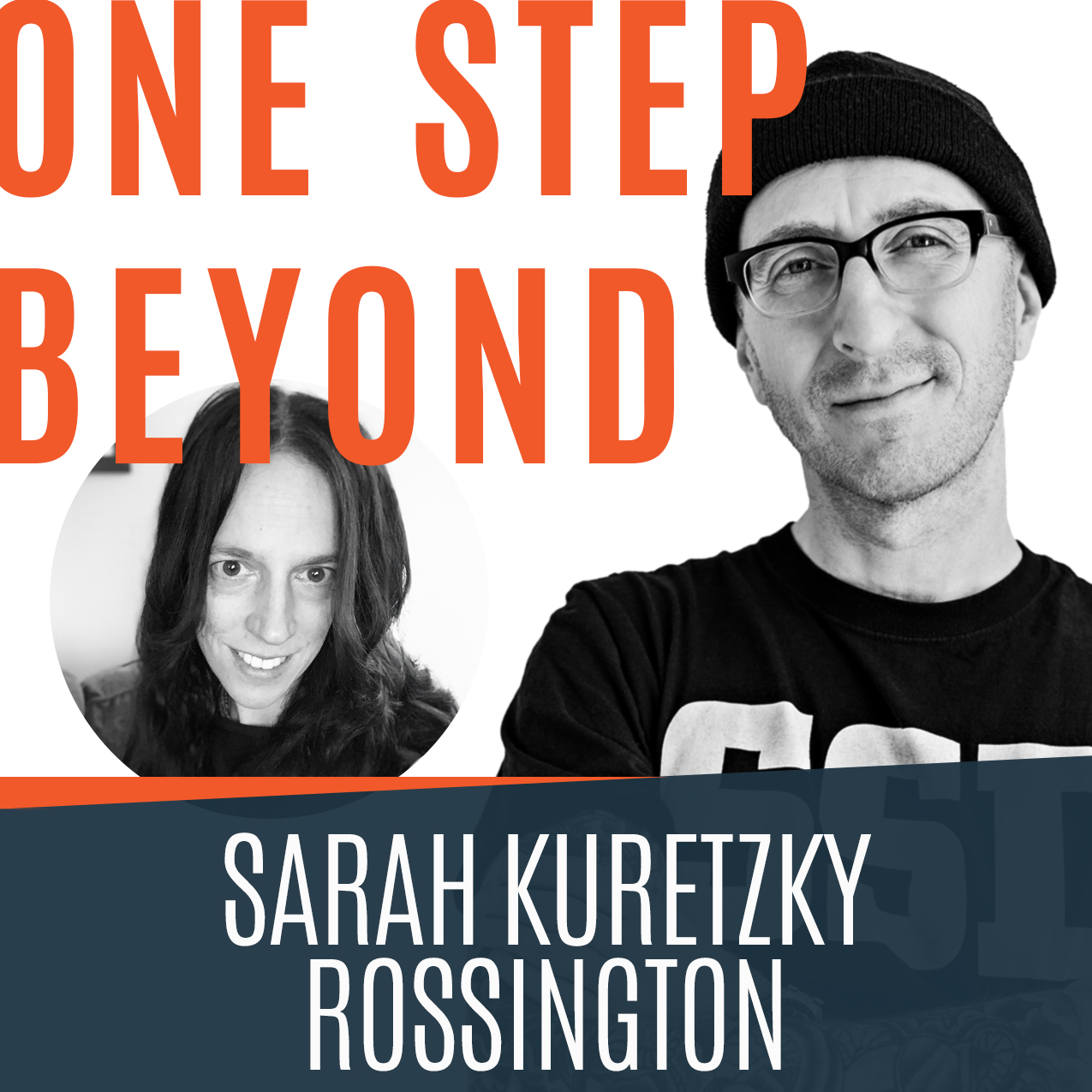 One Step Beyond Podcast Cover featuring Sarah Kuretzky