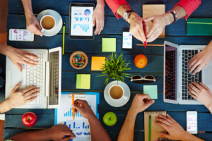 An image showing a healthy workplace.