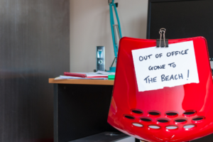 Image representing someone is out of office.