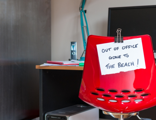 Image representing someone is out of office.